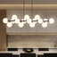 16 - Light Dimmable Sputnik Modern Linear Chandelier