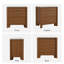 Table de chevet 3 tiroirs 23,6 po avec dessus aspect pierre Auris-1504060489