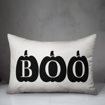  Boo Pumpkins Lumbar Pillow