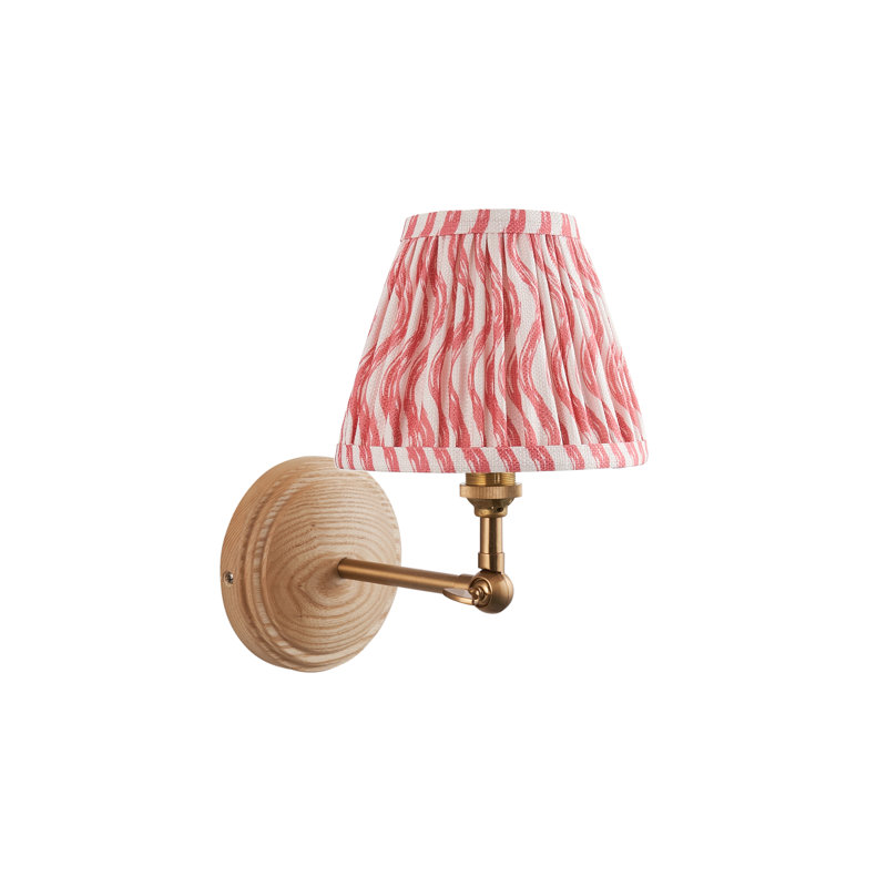 Wood Wing Armed Sconce