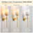 Dimmable Indoor Wall Sconces Iron Wallchiere With Remote Control-788324286
