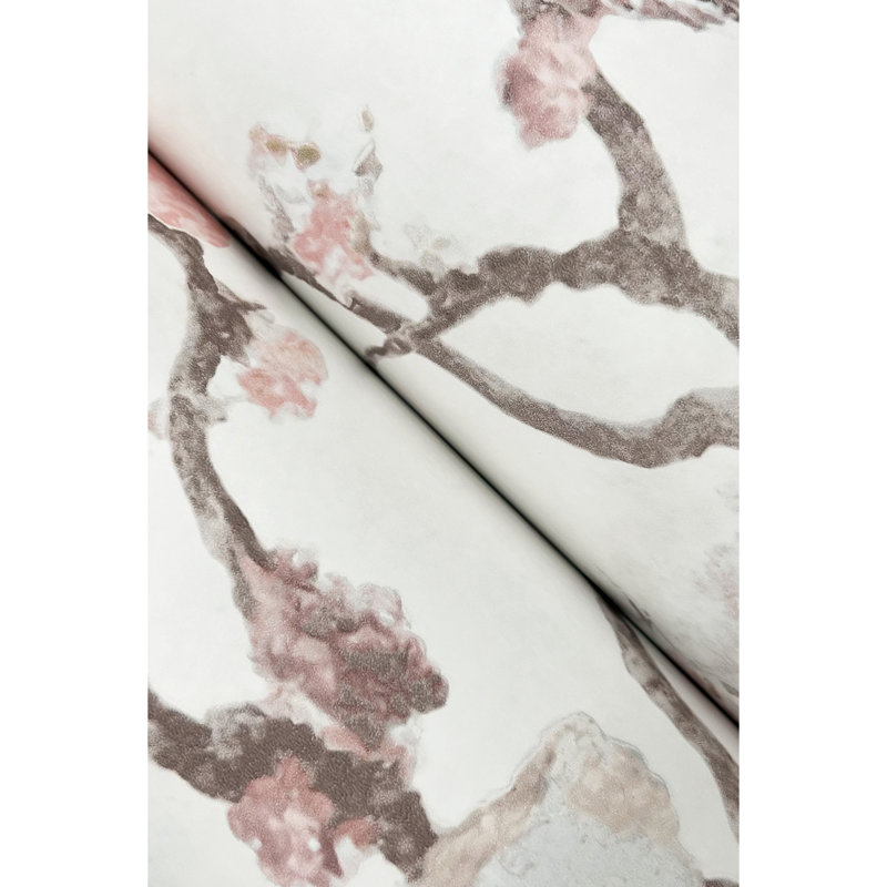Floral Wallpaper Roll, Blush