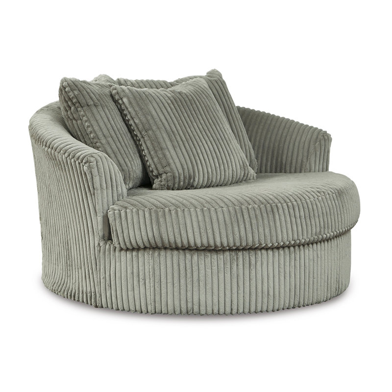 Lindyn Upholstered Swivel Accent Chair
