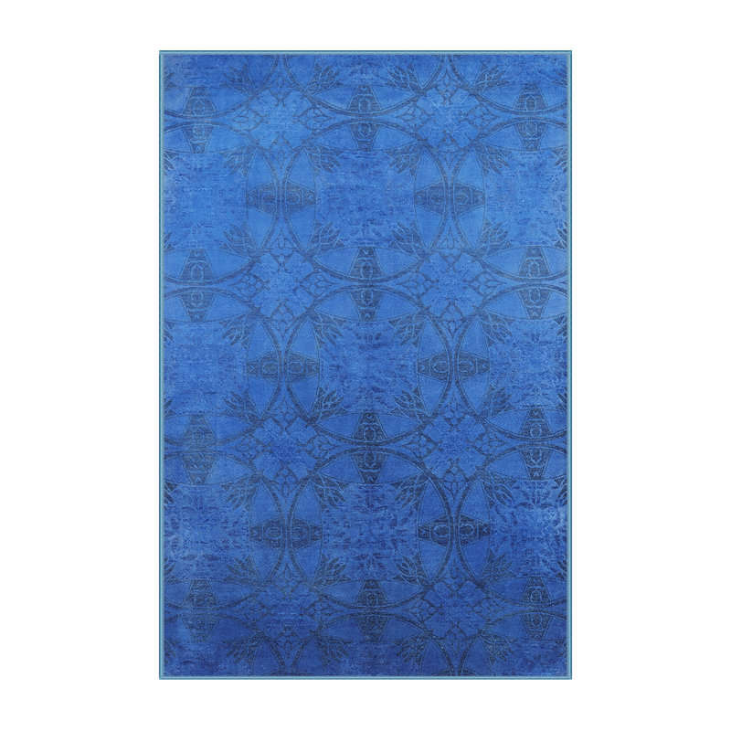 Tapis bleu Grapevine, Rectangle 2 pi x 3 pi