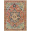 Oriental Area Rug in Rust-1887971182