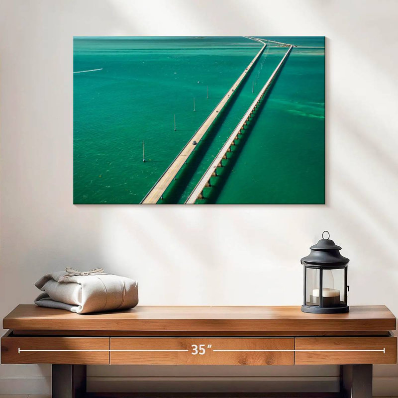 Lilie Peaceful Seven Mile Bridge, 16" H x 24" W