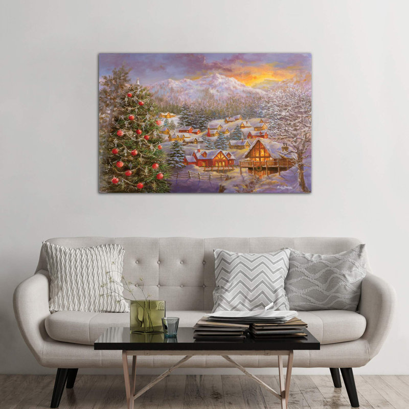 Season's Greetings by Nicky Boehme - Wrapped Canvas Print, 101.6 cm H x 66.04 cm W x 3.175 cm D