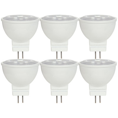 3 watts (équivalent à 20 watts), DEL MR11, ampoule à intensité variable, culot GU4 / à deux broches