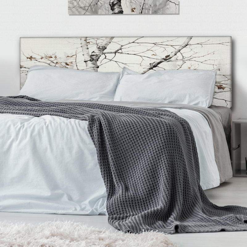 Karta - Tête de lit tapissier à motif floral, Très grand