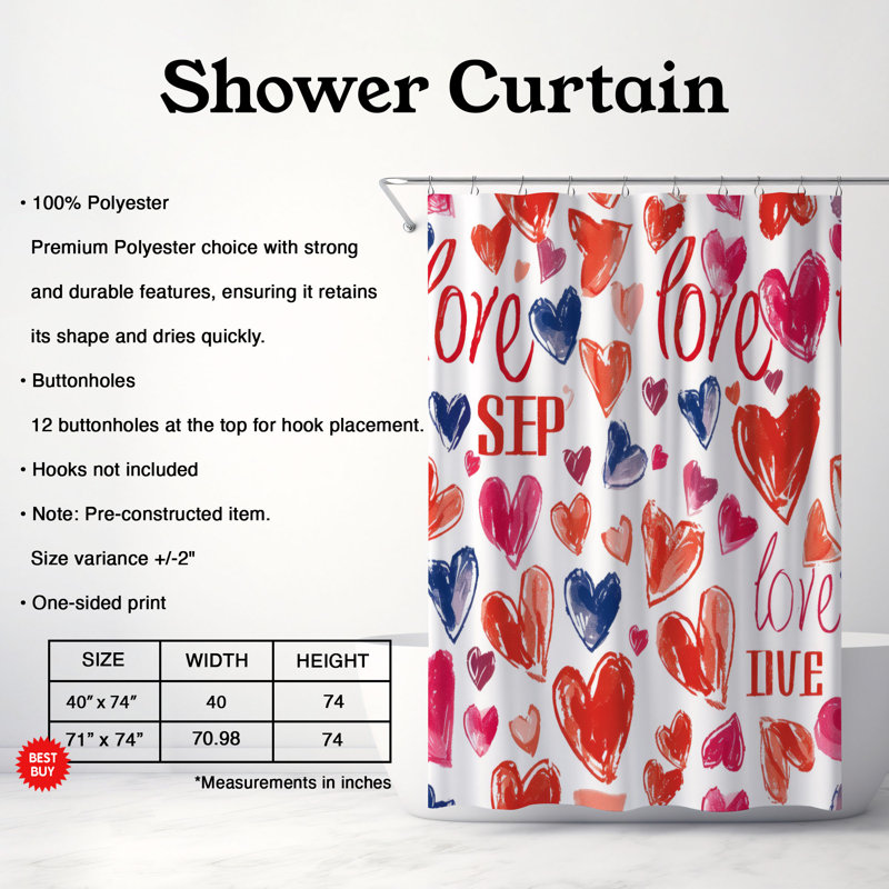 Keymiah Curtain, 74"H x 71"W