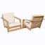 Momsen Outdoor Acacia Wood Lounge Chair With Removable Cushions