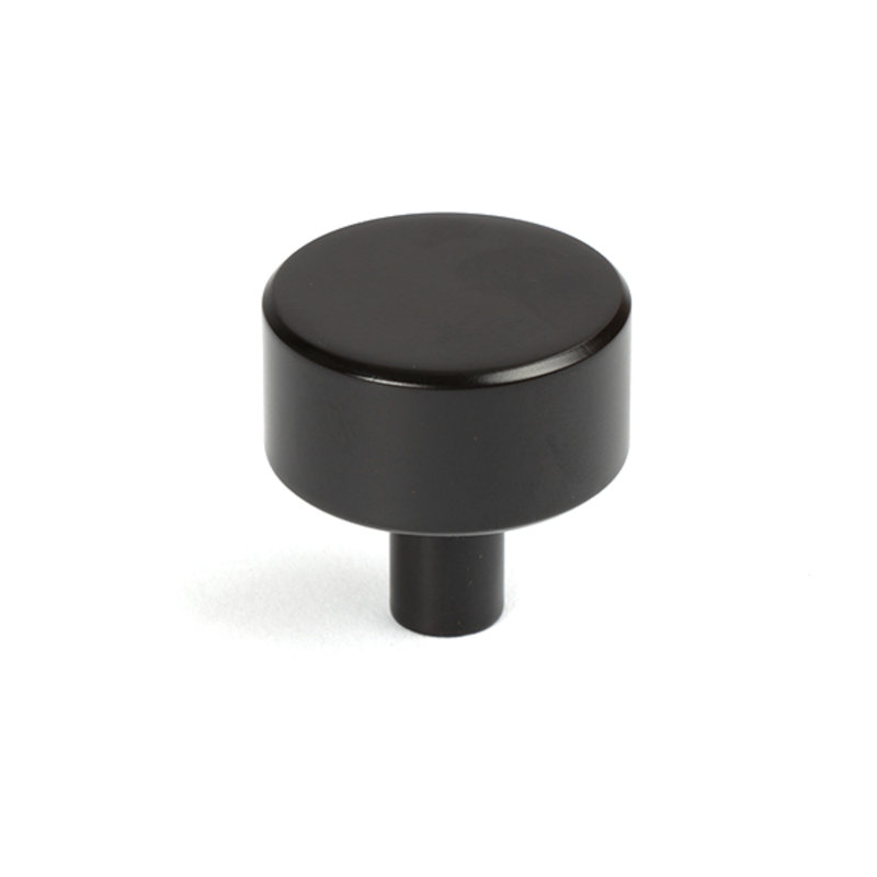Round Knob, 3 cm, Aged Bronze