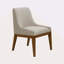Chaise de salle à manger rembourrée (ensemble de 2)