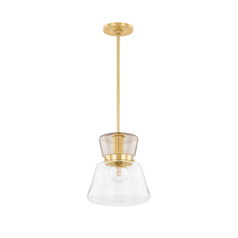 ELODIE PENDANT, Brass, 10"