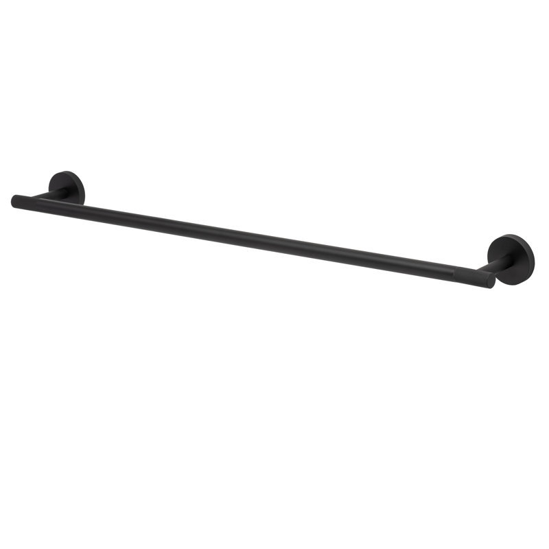 Barre à serviettes 24 po Somma, Noir mat, H 2 po x l 26 po x P 3 po