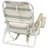 Sunnylife: Deluxe Beach Chair - La Palma Stripe - Fabric Lounger Seat, Adjustable Recline Back, Mini Cooler Bag, Drink Holder, Pool-Sand-Outdoor