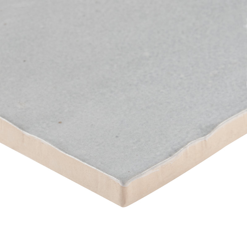 Carrelage mural en céramique émaillée 4 po x 4 po Karma (6,45 pieds carrés / caisse), Gris