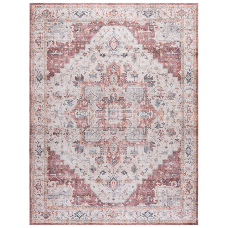 Samuli Performance Machine Washable Oriental Rug, Rectangle 8' x 10'