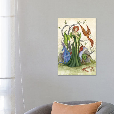 Menagerie 1 Piece Wrapped Canvas Wall Art