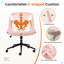 Chaise de bureau, dossier, chaise de bureau sans accoudoirs, pivot réglable-745680456