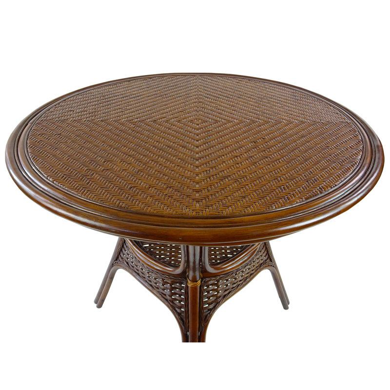 Cona 2 - Person Solid Wood Solid Wood Top Four Leg Dining Set, Dark Walnut
