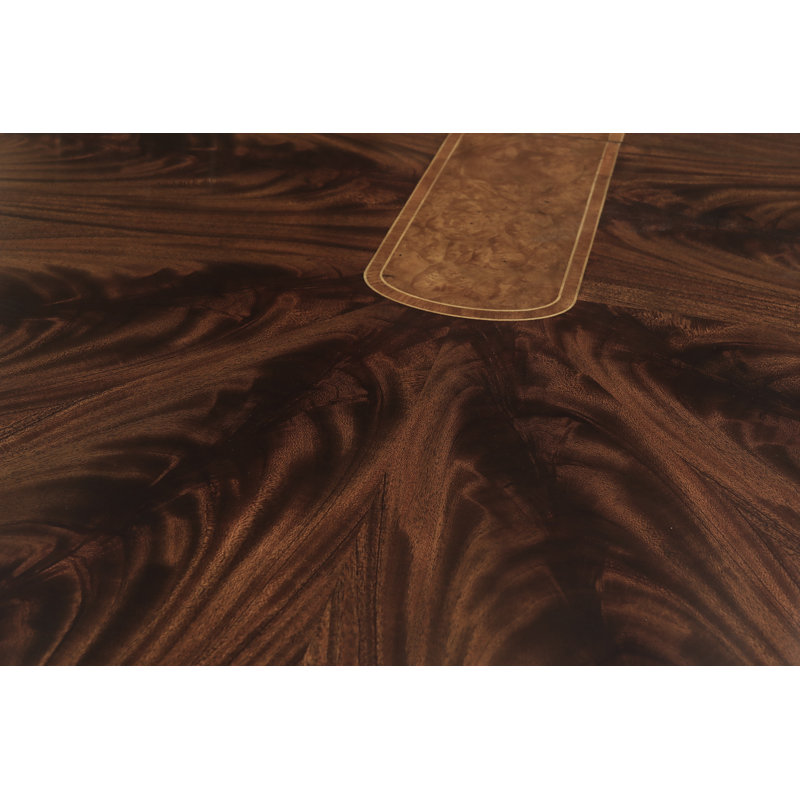 Oval Mahogany Wood Dining Table