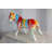 Nifao Collection A Burst of Color Dripping Paint Fiberglass Donkey Statue 33" x 11" x 21"H