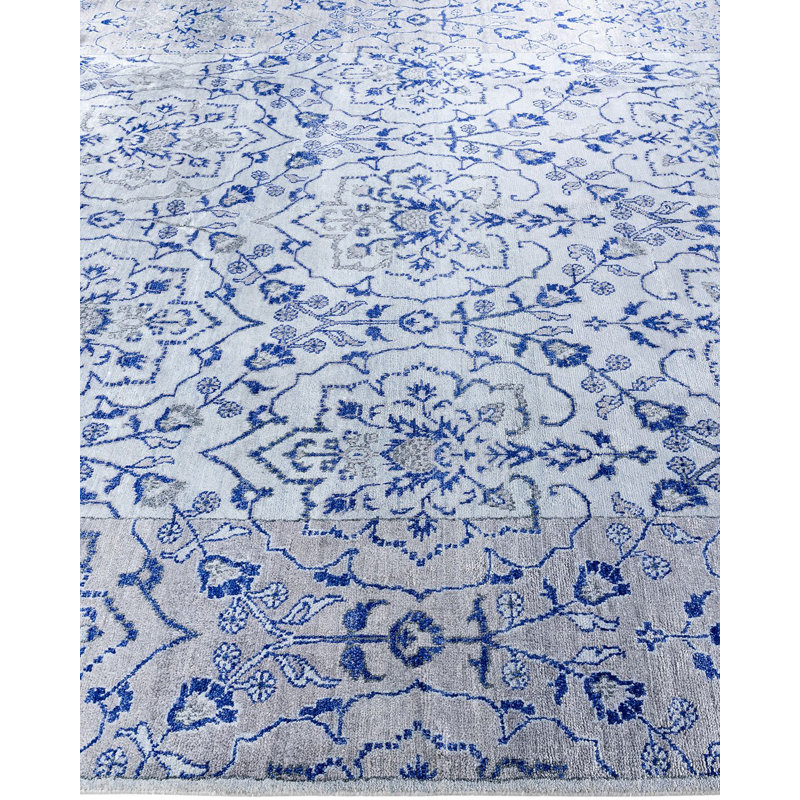 Overdyed One-of-a-Kind 9' 0" X 12' 4" Hand Knotted Area Rug