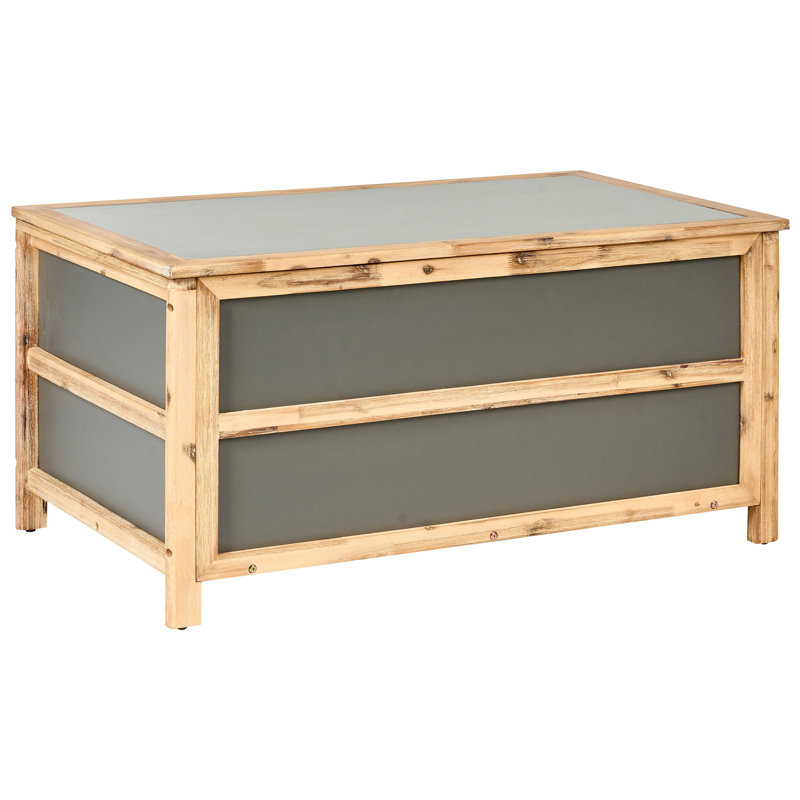 Storage Box ACATE Concrete 121 cm Grey