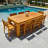 Sevren 17'' H Teak Solid Wood Armchair