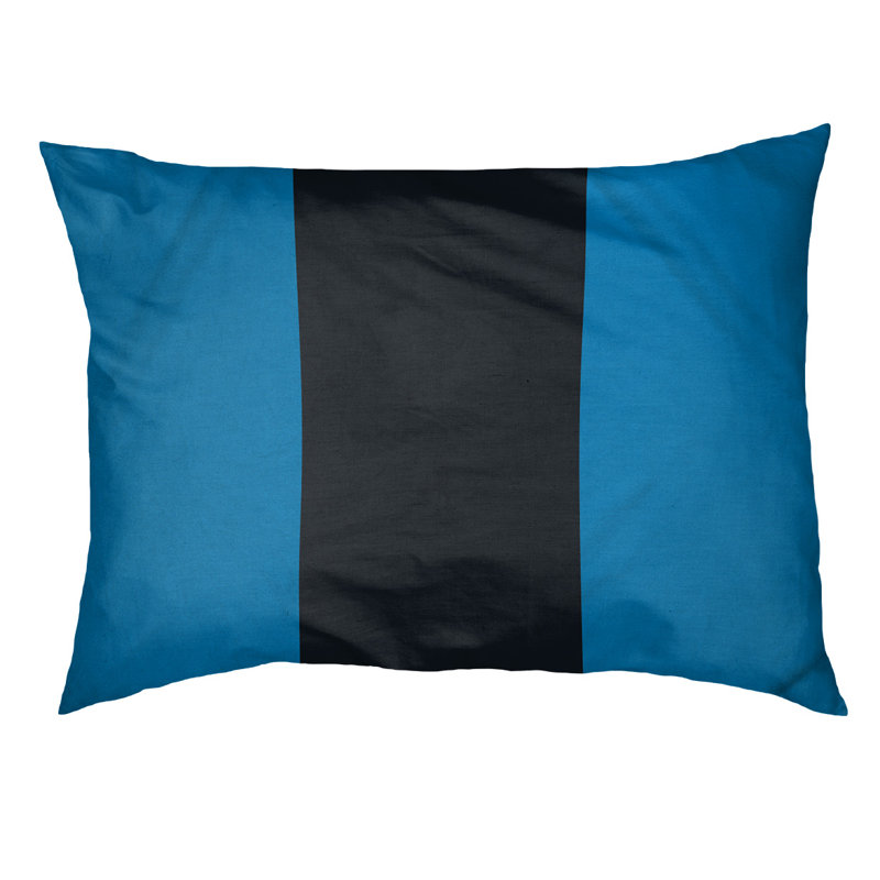 Coussin Detroit, Bleu / noir, Extra Large (50" W x 40" D x 7" H)