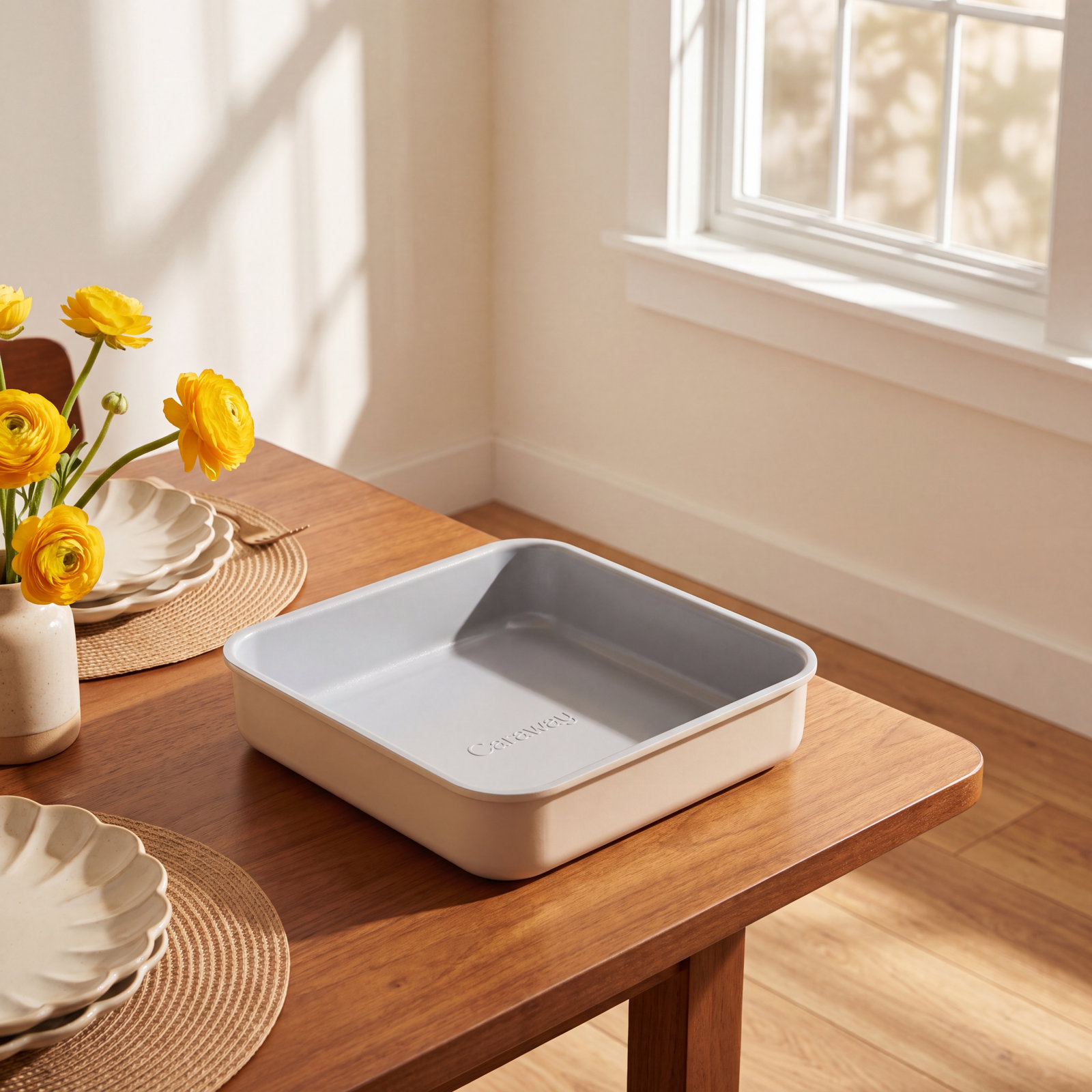 Caraway Nonstick Ceramic Baking Pan, Cream