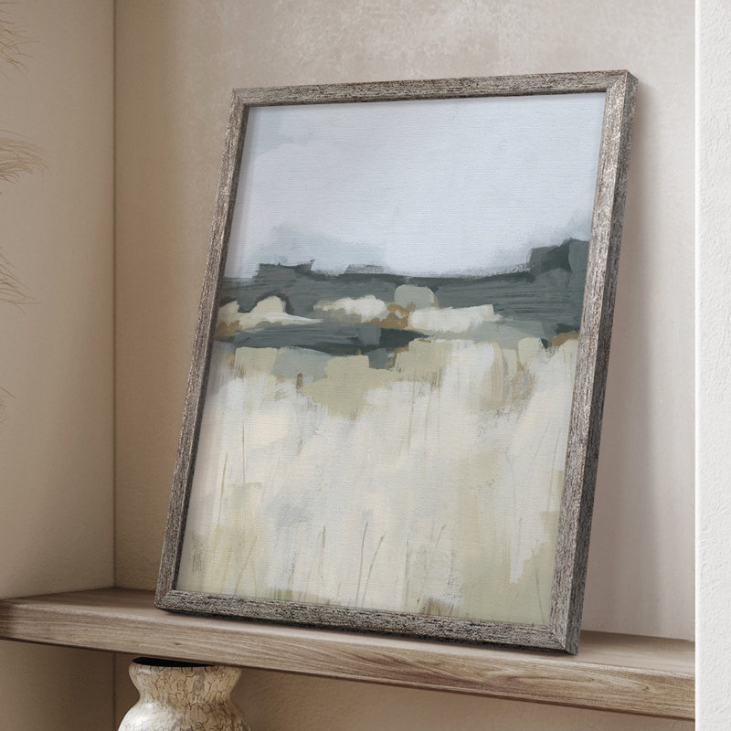 Brushstroke Badlands I, reproduction encadrée - bois massif, H 21 po x l 17 po