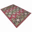 Tapis d'intérieur oriental multicolore en laine noué à la main
