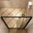 32 in. W x 72 in. H Pivot Swing Semi-Frameless Shower Door with 1/4" Tempered Glass-101122671