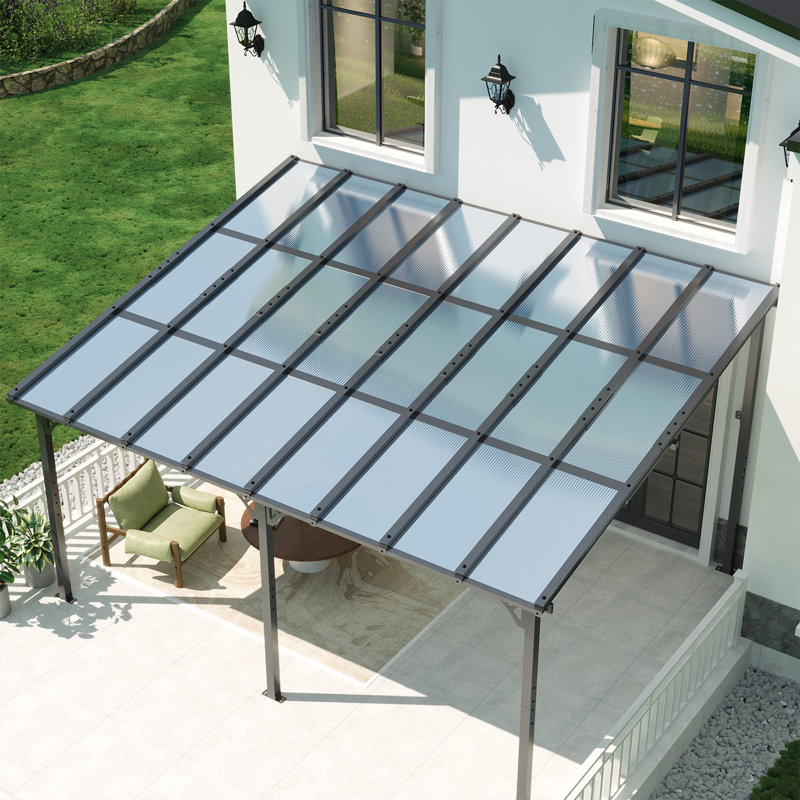16 pi L 12 pi. Pergola Dmetal avec auvent
