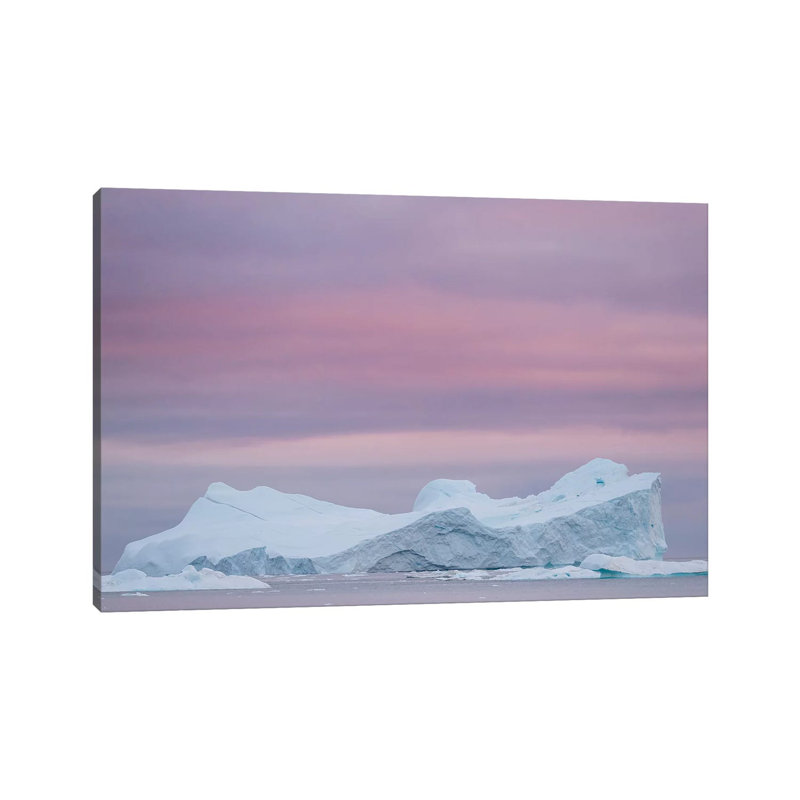 Ilulissat Icefjord, UNESCO, Also Called Kangia or Ilulissat Kangerlua at Disko Bay. Greenland 1 Piece Wrapped Canvas Wall Art