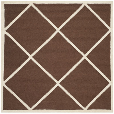 Sanyla Hand Tufted Wool Geometric Rug
