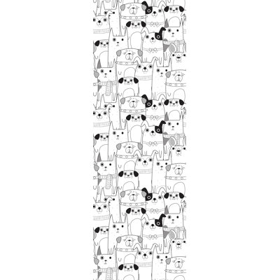 Rouleau de papier peint pelez et collez L 10 pi x l 25 po Baez