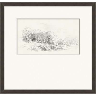 Sketchbook Landscape Memories 1 Framed Watercolour Painting Print