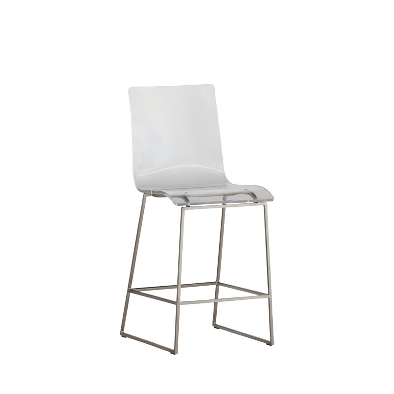 King Stool, Antique Silver, Counter Stool (24.75" Seat Height)