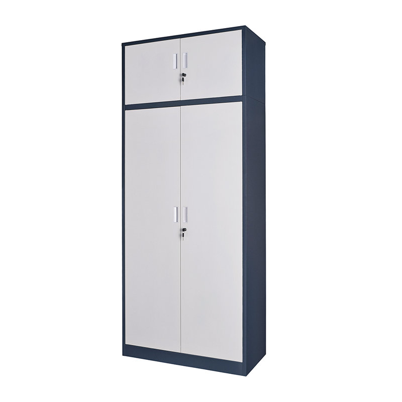 Berthol Storage Cabinet, Grey/White