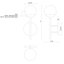 Claremont 1 - Light LED Outdoor Armed Sconce-1162748769