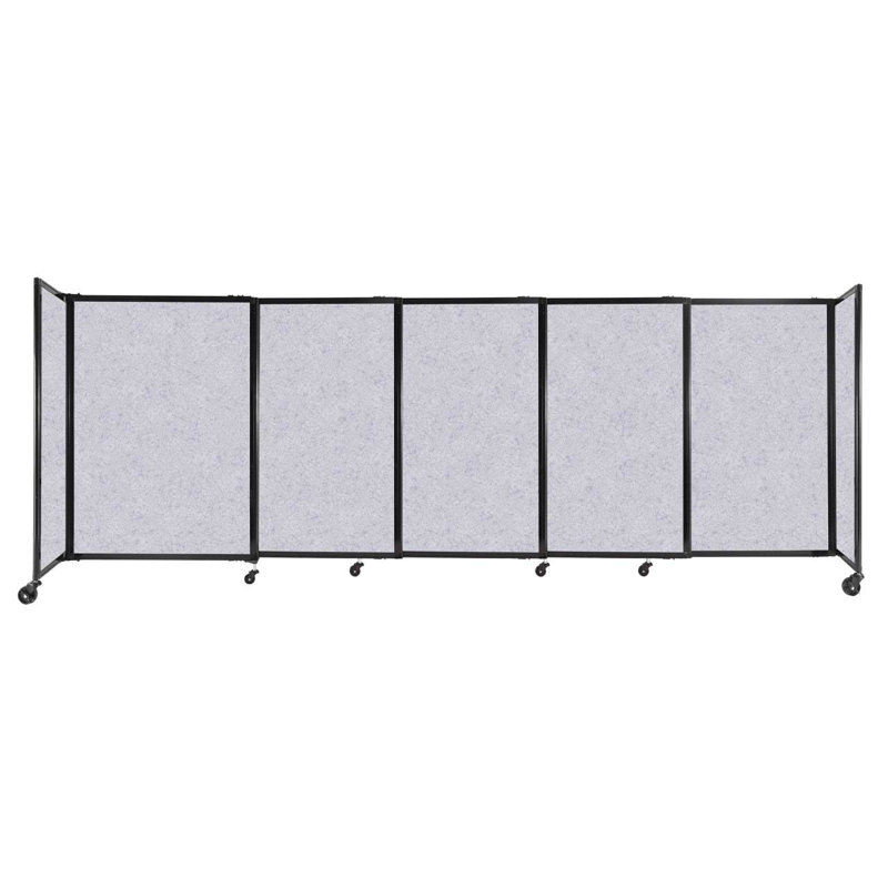 Cloison portative Soundsorb, H 48,2 po x l 135 po x P 18 po, Gris marbre