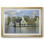 Maisons sur l'Achterzaan-Claude Monet - Reproduction encadrée avec passe-partout et verre - 1871-109561778-109561785-109561788
