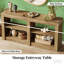 Console à 3 niveaux Rustic-Modern
