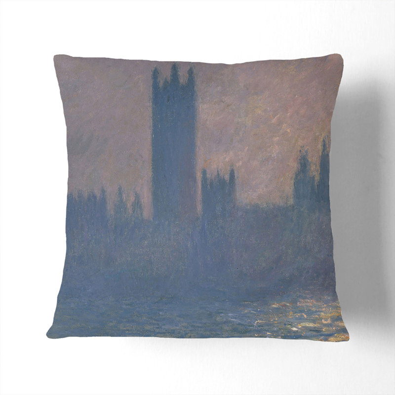 Square Cushion, 40cm H x 40cm W x 15cm D, Black
