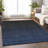 Premium Machine Washable Prisco Navy Rug-723912025