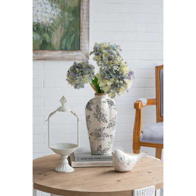 Vase d'appoint en céramique blanche