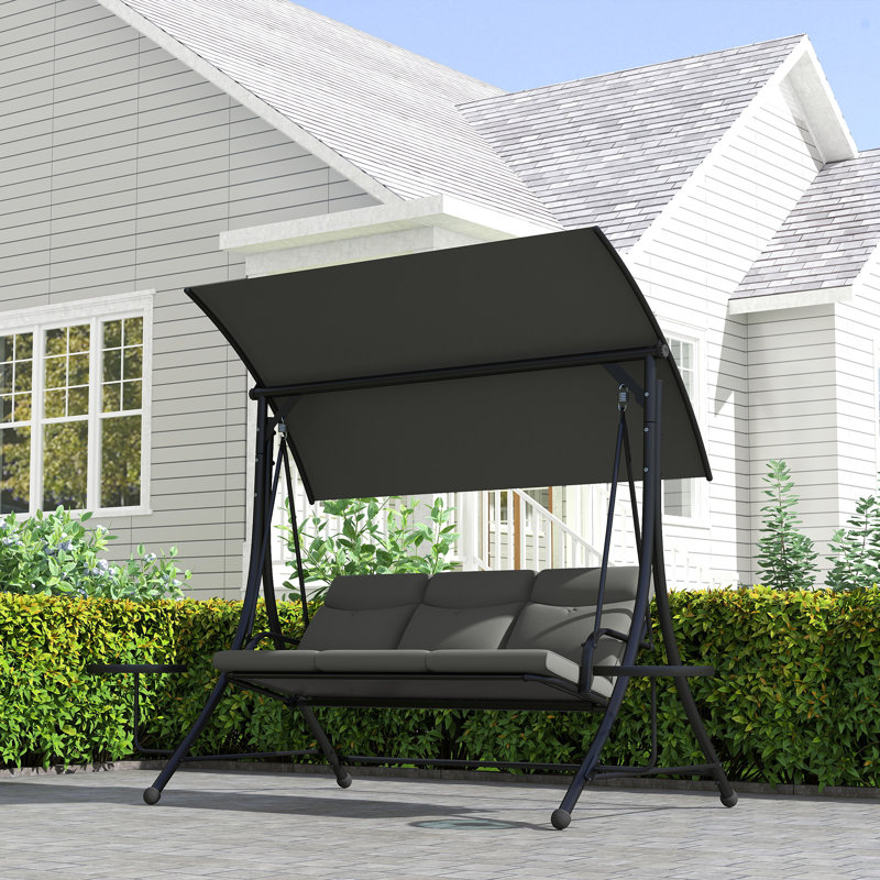 3 Person Porch Swing with Canopy